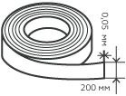 Лента нержавеющая 0,05х200 мм. 03Х17Н14М3 нагартованная, мягкая	